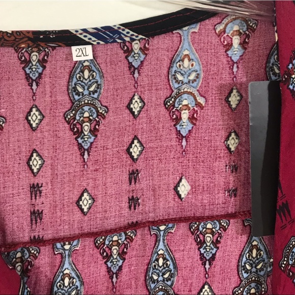 Boho Print Maxi Dress - Picture 2 of 12